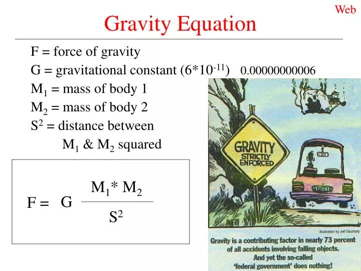 gravity equation