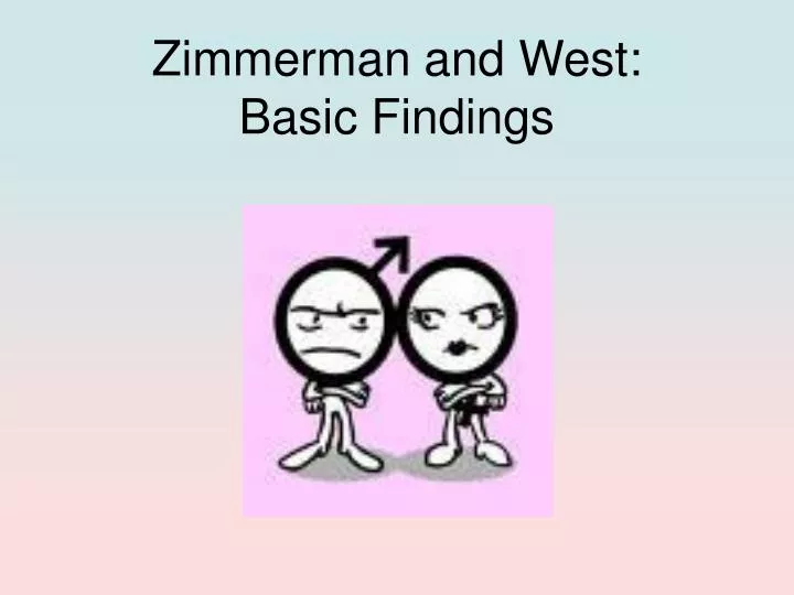 zimmerman and west basic findings