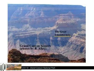 Grand Canyon Scenery (photos by R. Alley)