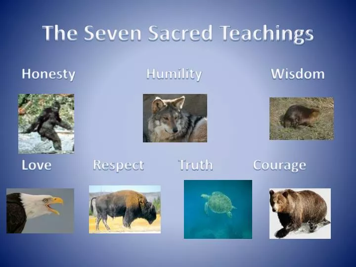 the seven sacred teachings