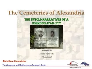 The Cemeteries of Alexandria