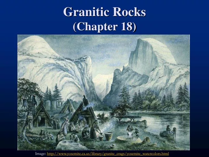 granitic rocks chapter 18