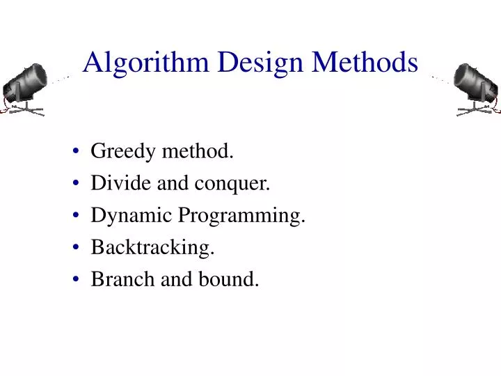 algorithm design methods