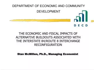 DEPARTMENT OF ECONOMIC AND COMMUNITY DEVELOPMENT