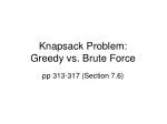 Knapsack Problem: Greedy vs. Brute Force - slide 1