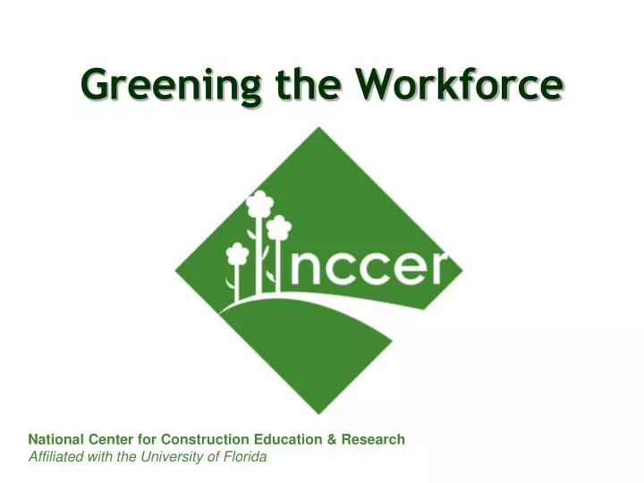 greening the workforce