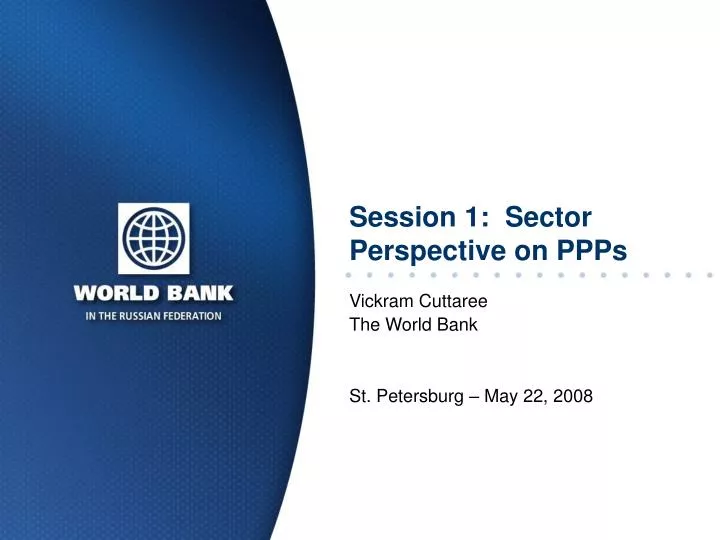 session 1 sector perspective on ppps