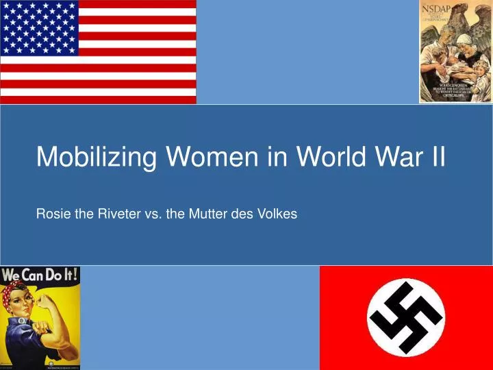 mobilizing women in world war ii