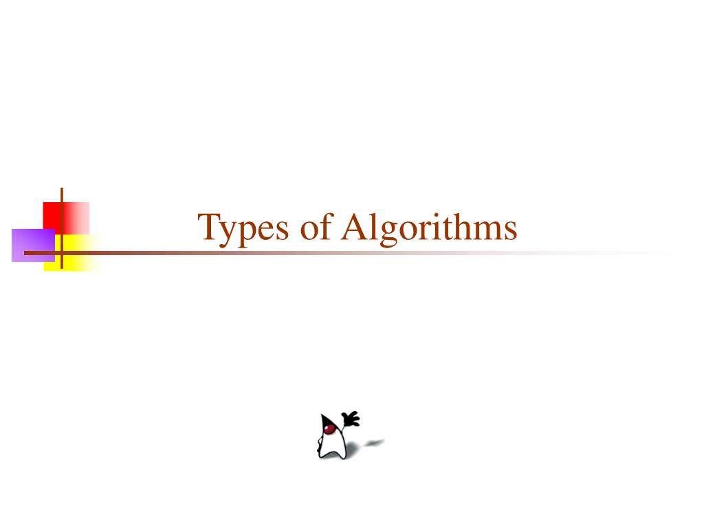 PPT - Types of Algorithms PowerPoint Presentation, free download - ID ...