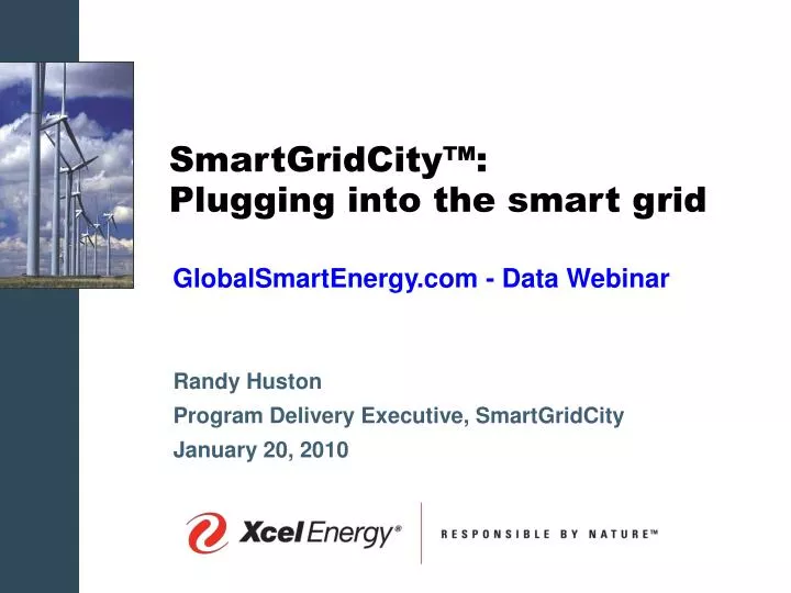 smartgridcity plugging into the smart grid