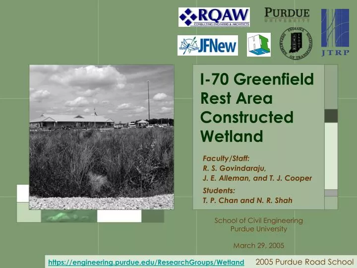 i 70 greenfield rest area constructed wetland
