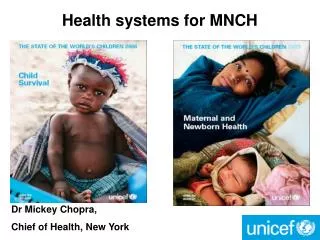 Health systems for MNCH