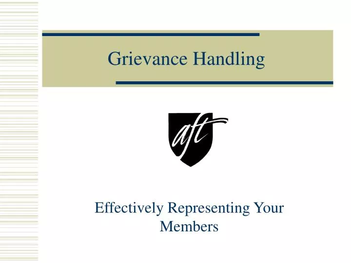 grievance handling