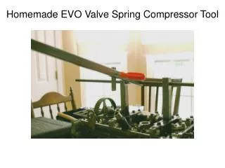 Homemade EVO Valve Spring Compressor Tool