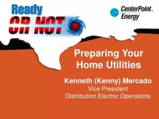 Kenneth (Kenny) Mercado Vice President Distribution Electric Operations