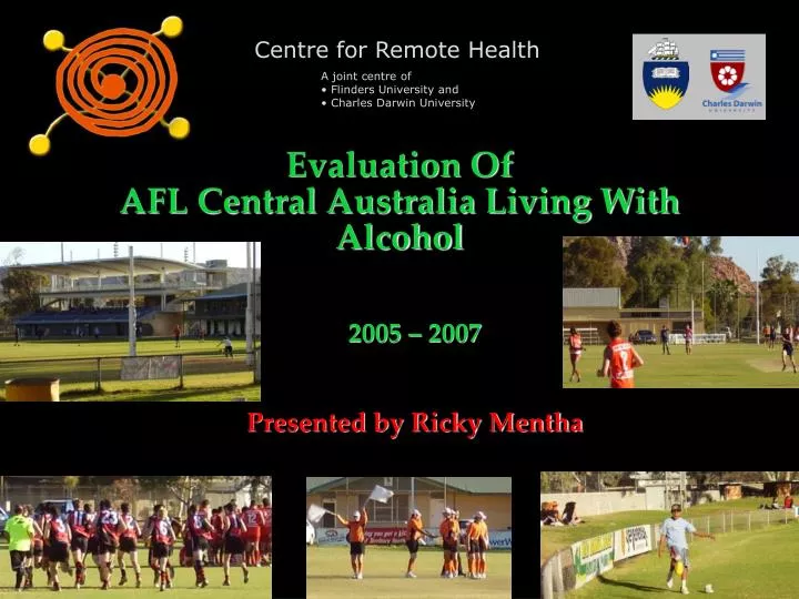 evaluation of afl central australia living with alcohol