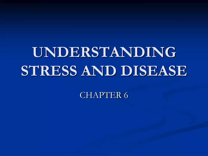 understanding stress and disease