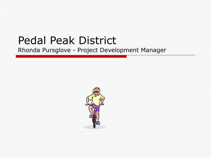 pedal peak district rhonda pursglove project development manager