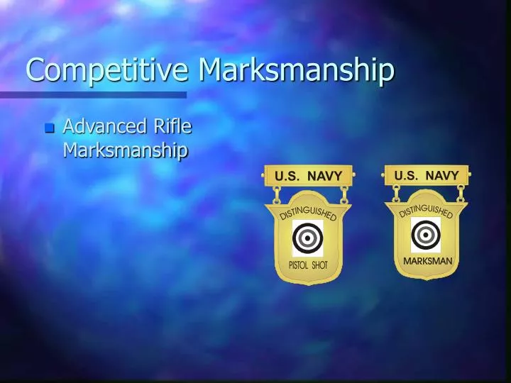 competitive marksmanship