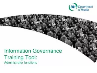 Information Governance Training Tool: