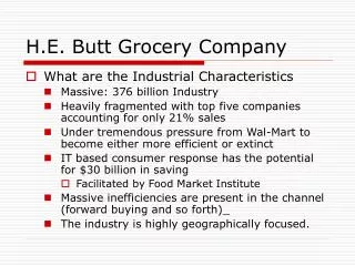 H.E. Butt Grocery Company