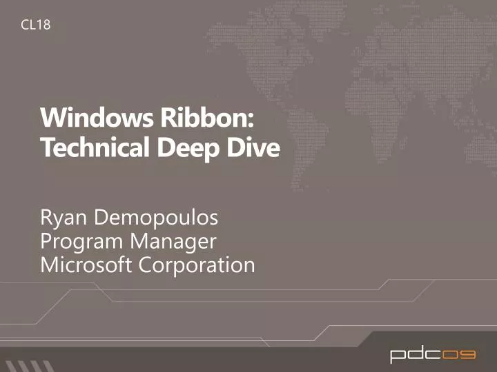 windows ribbon technical deep dive