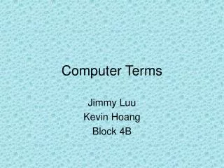 Computer Terms