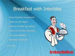 Breakfast with Interbike