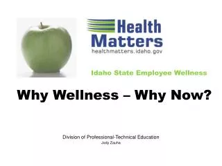 Idaho State Employee Wellness