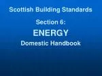 Scottish Building Standards - slide 1