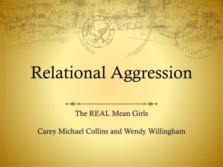 relational aggression