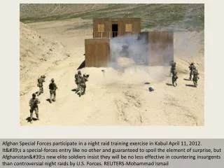 Afghanistan's Special Forces