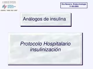 Análogos de insulina