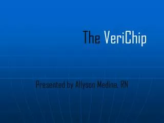 The VeriChip