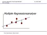Multiple Regressionsanalyse - slide 1