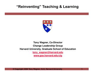 “Reinventing” Teaching &amp; Learning