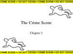The Crime Scene - slide 1