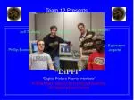 Team 12 Presents - slide 1