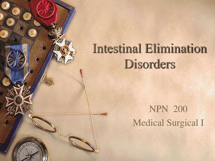 intestinal elimination disorders