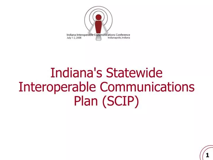 indiana s statewide interoperable communications plan scip
