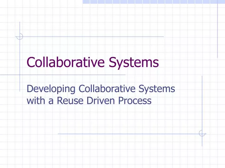 collaborative systems