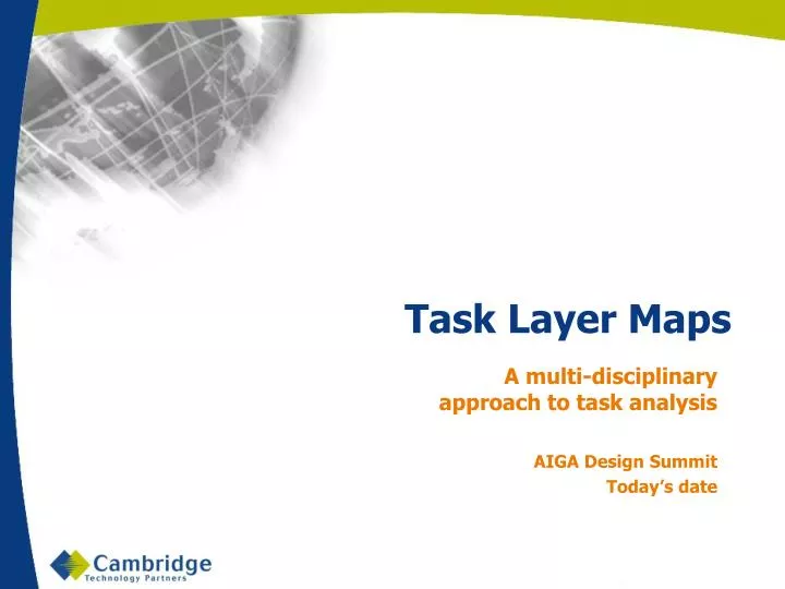 task layer maps