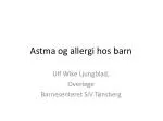 Astma og allergi hos barn - slide 1