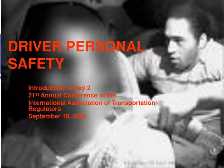 driver personal safety