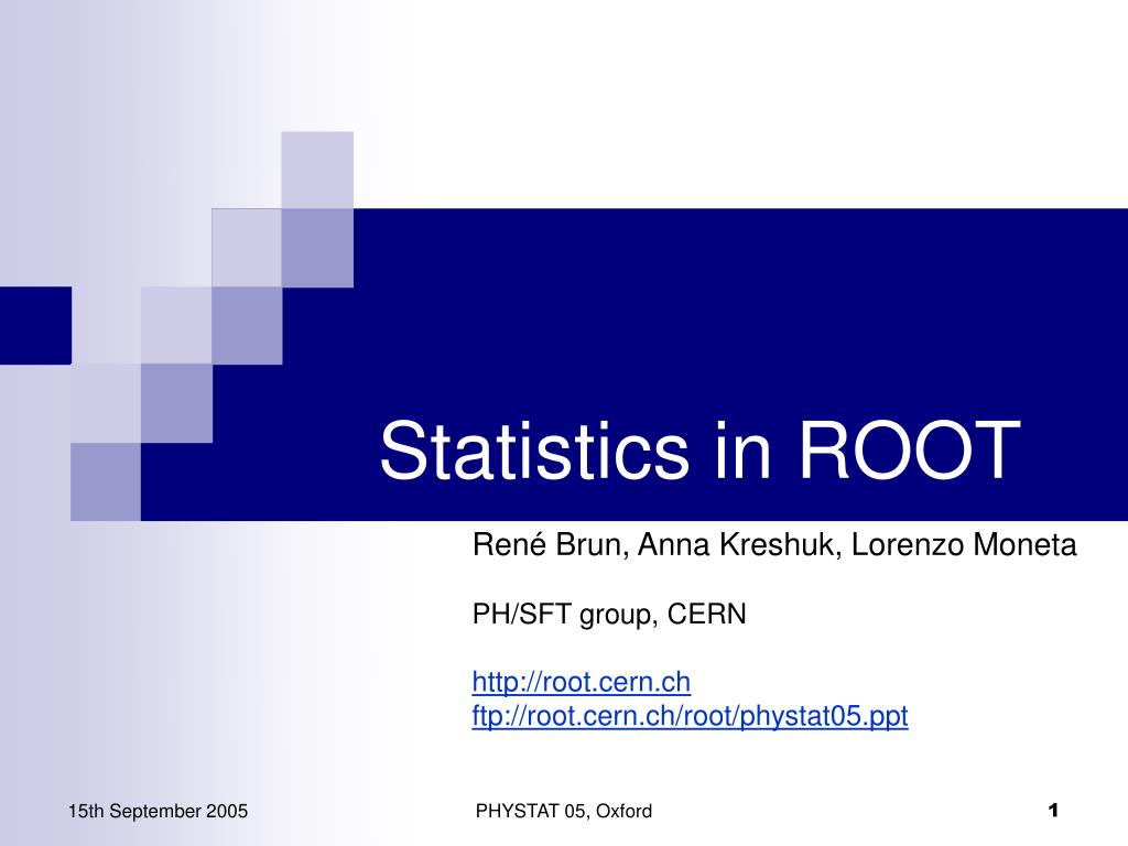 PPT - Statistics in ROOT PowerPoint Presentation, free download - ID:360654