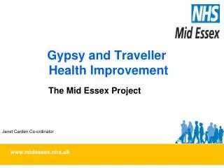 Gypsy and Traveller Health Improvement