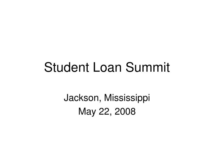 student loan summit