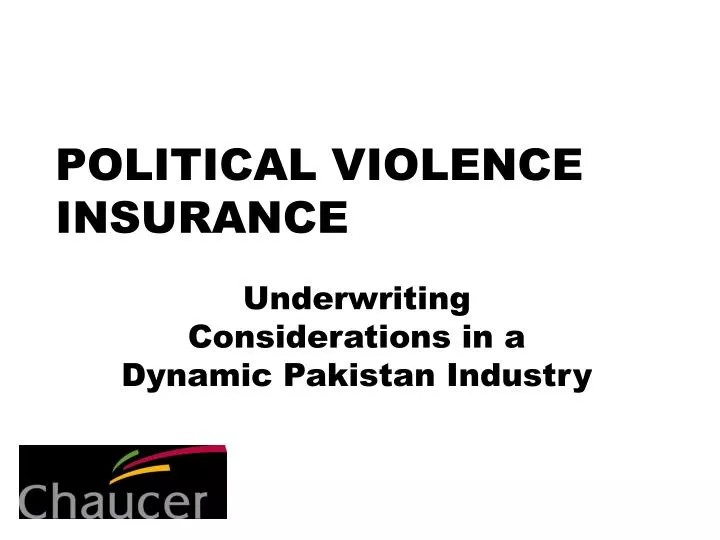 political violence insurance