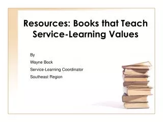 Resources: Books that Teach Service-Learning Values