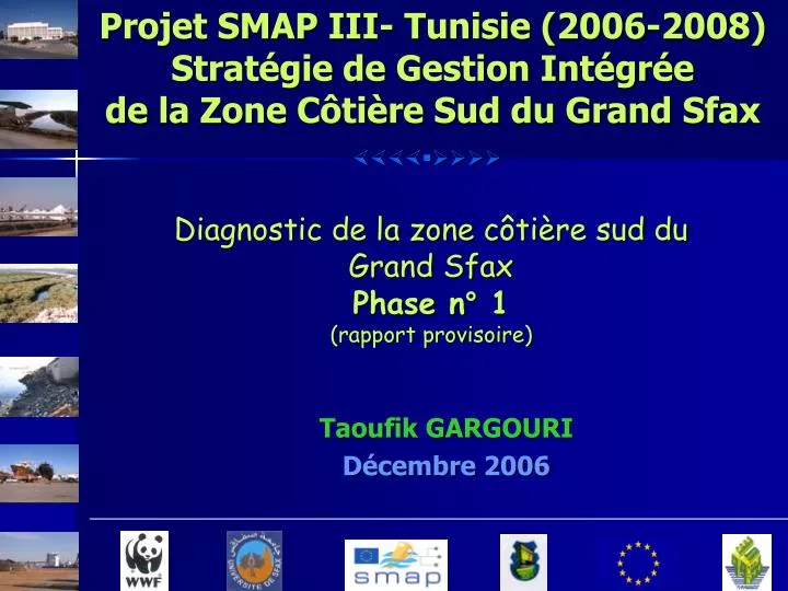 diagnostic de la zone c ti re sud du grand sfax phase n 1 rapport provisoire